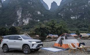 Khám phá điểm camping sông Bôi - Hòa Bình cùng Toyota Fortuner