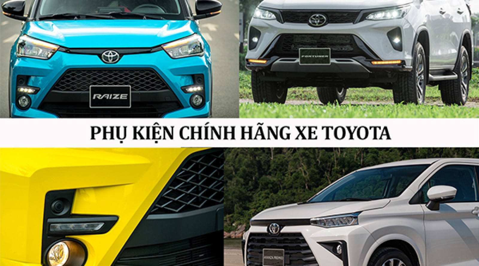 Phụ kiện chính hãng Toyota được người dùng ưa chuộng