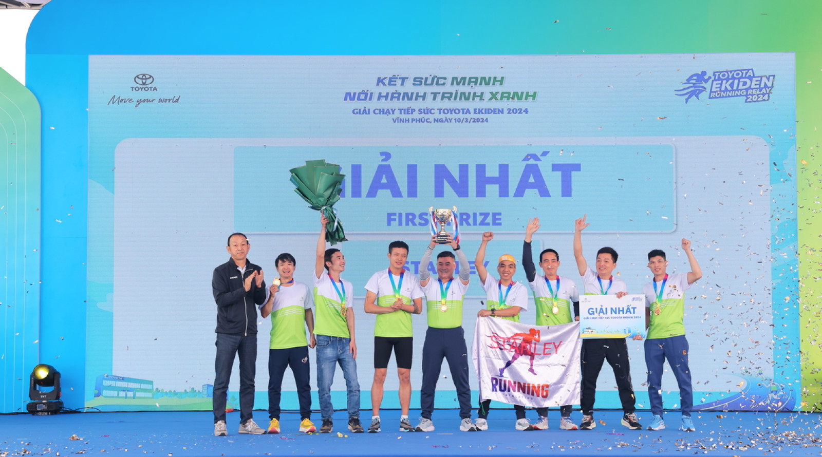 Giải chạy Toyota Ekiden lan tỏa thông điệp “Hãy bắt đầu điều không thể”
