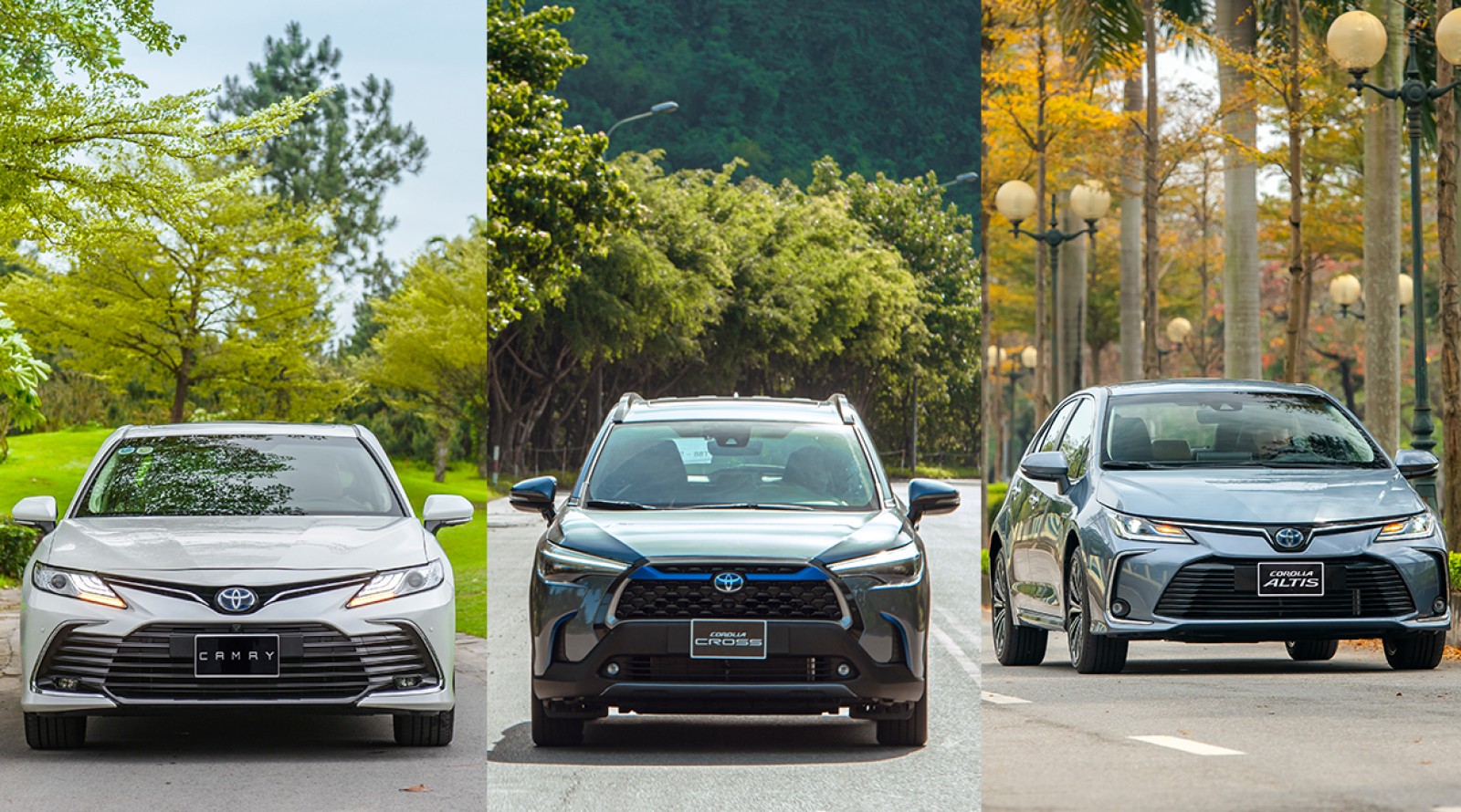 Corolla Cross, Corolla Altis, Camry – mang đến giải pháp di chuyển toàn diện cho người Việt