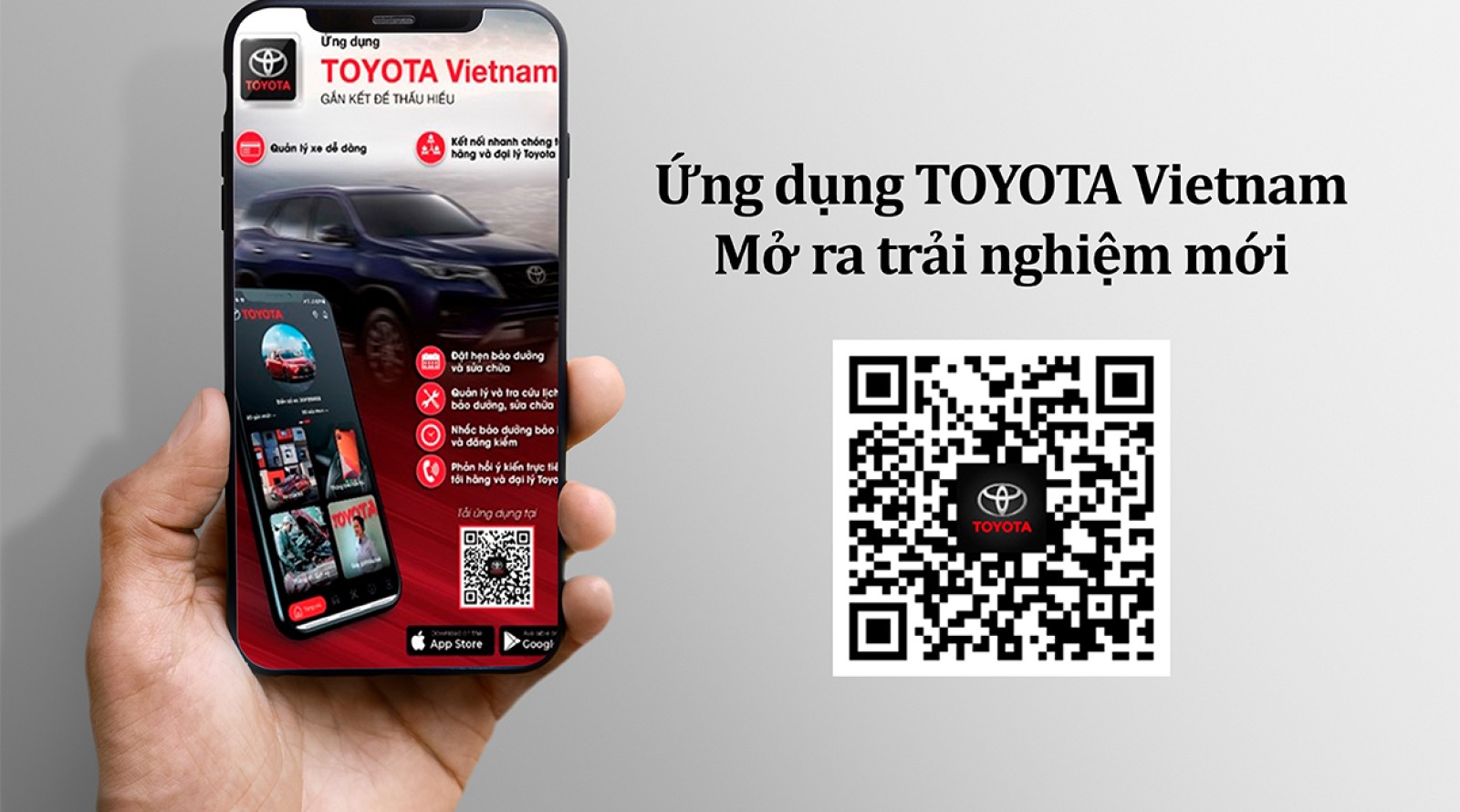 Ứng dụng TOYOTA Vietnam: Nâng tầm trải nghiệm cho người dùng
