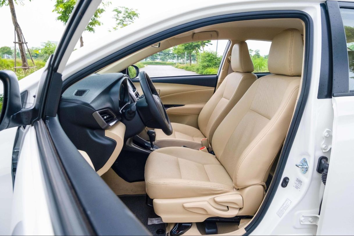 Thiết kế ghế ngồi thể hiện sự tinh tế của nội thất Vios 